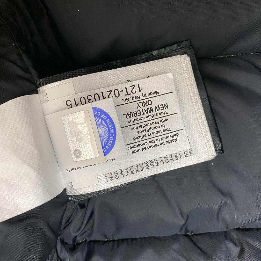 カナダグース　ダウンベスト　レディース　M カーキ