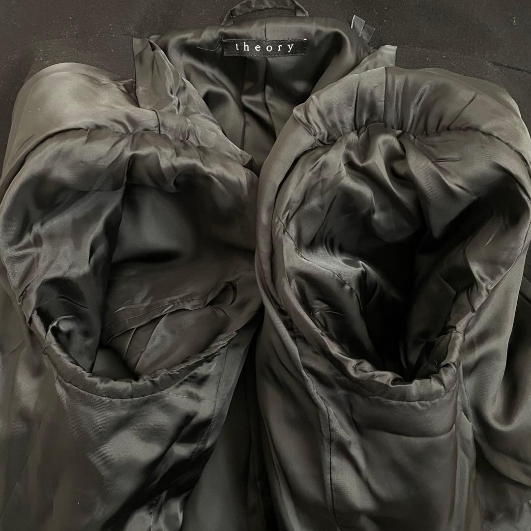 未使用 theory Belvin WP A カシミヤ混 スタンドカラーコート