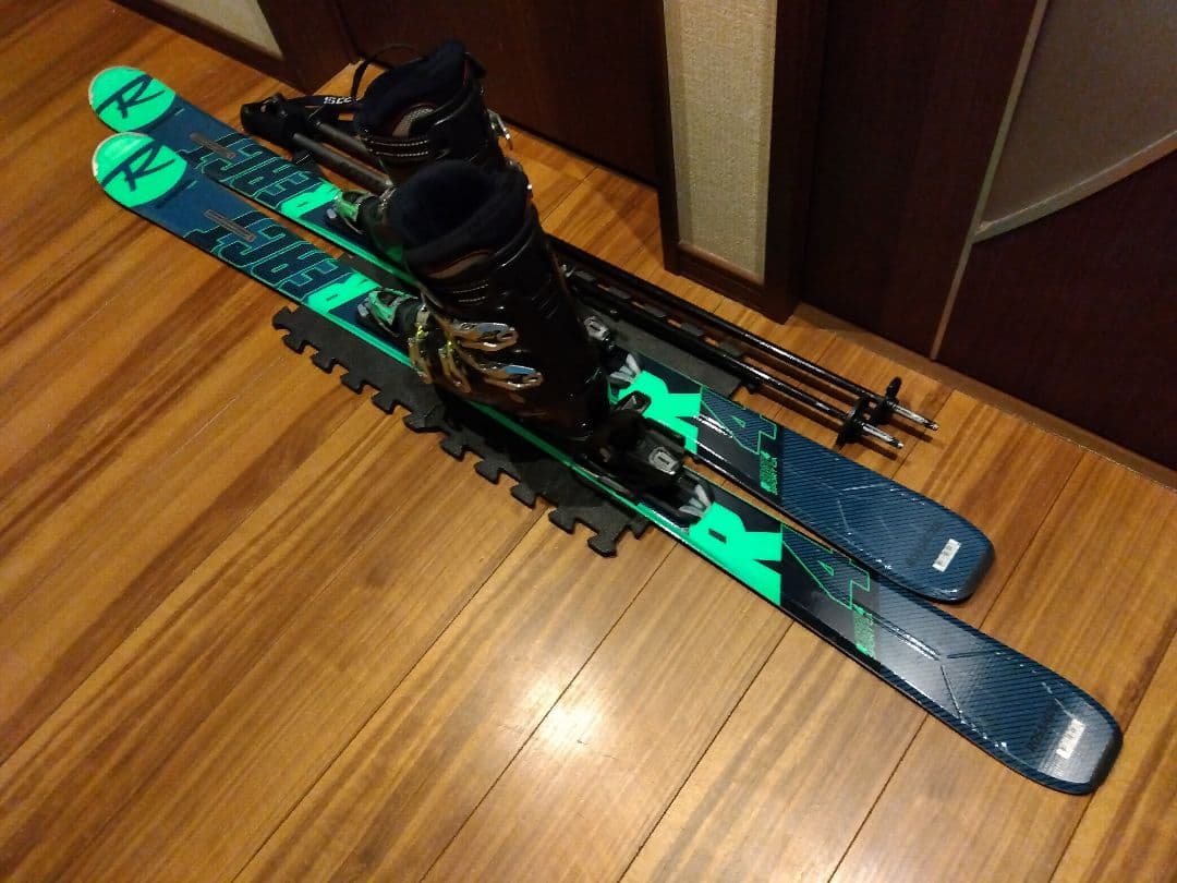 【ハイエンド】ROSSIGNOL 学生・男女兼用 スキーセット メンテ・WAX済