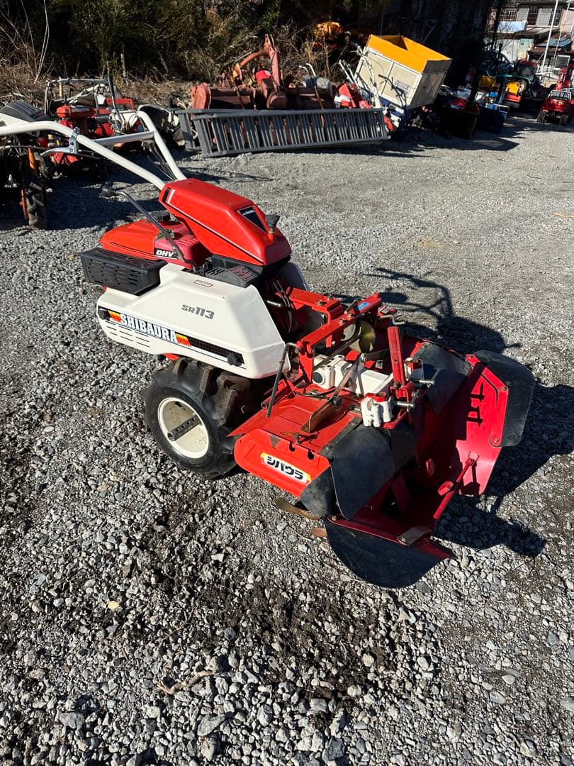 管理機 耕運機 シバウラ　ＯＨＶ　１０.５馬力　ＳＲ１１３　 家庭菜園 ガソリン
