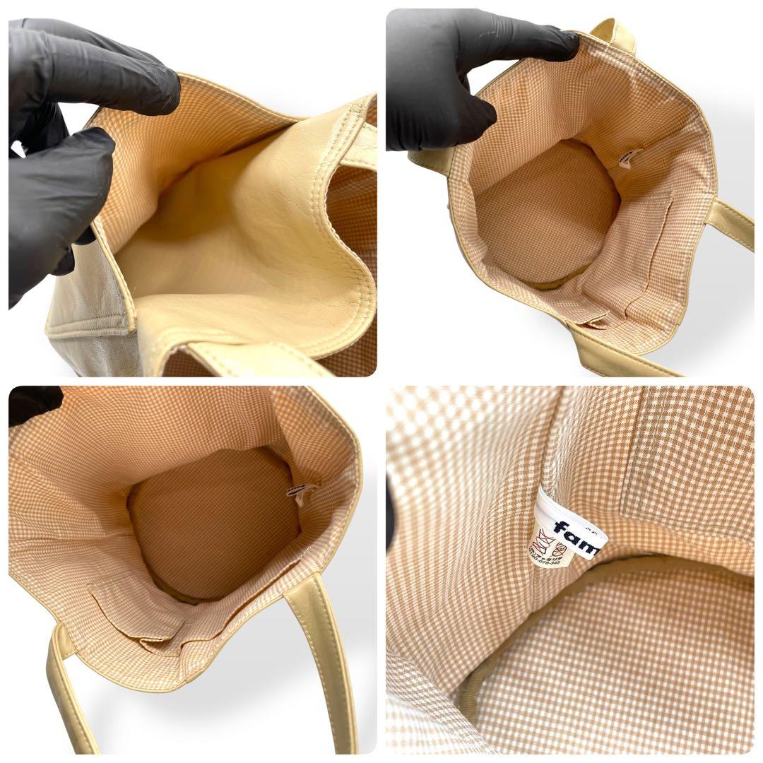 極美品　レア　familiar　ファミリア　トートバッグ　神戸元町限定　ベージュ