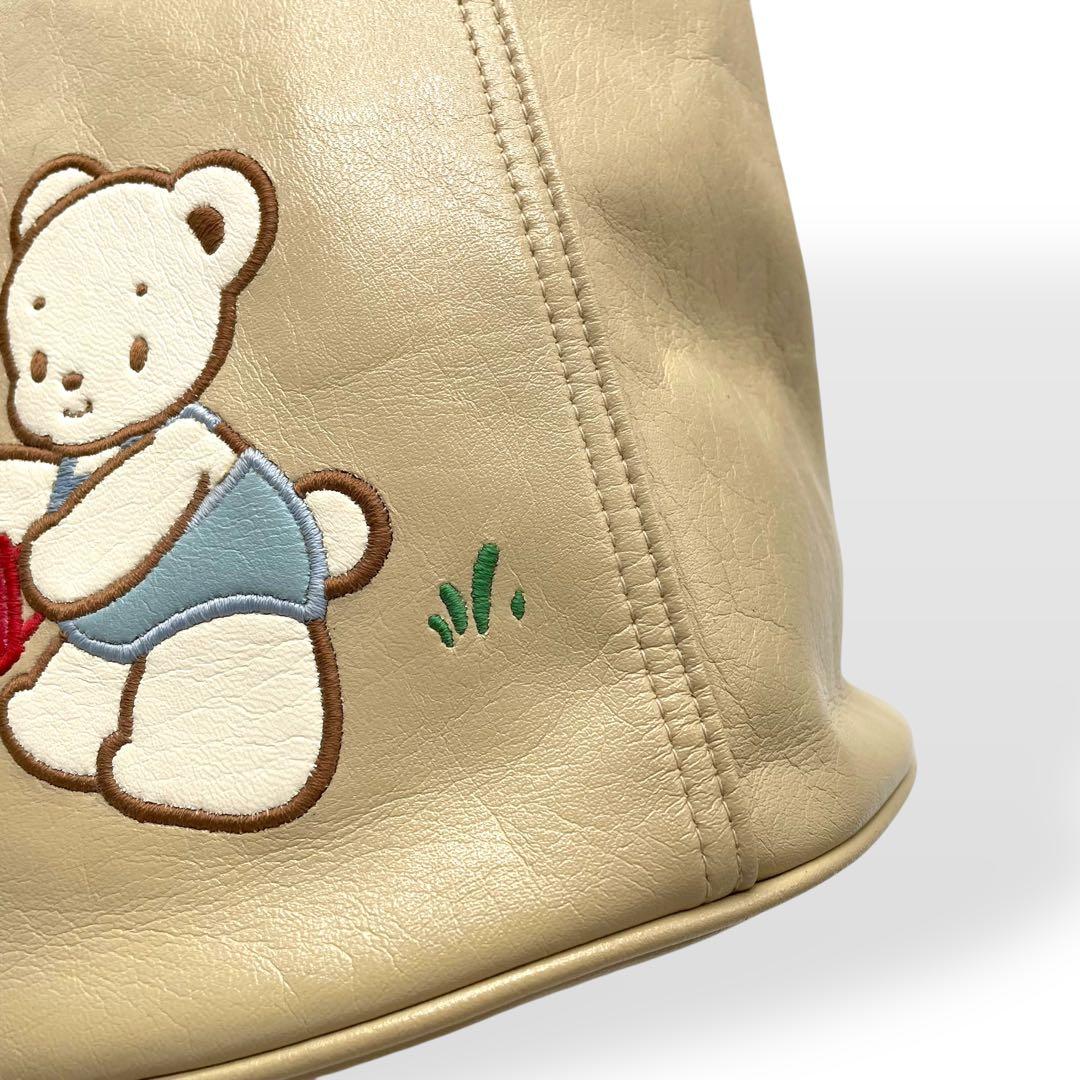 極美品　レア　familiar　ファミリア　トートバッグ　神戸元町限定　ベージュ