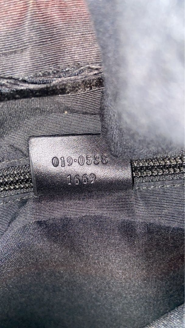 GUCCI トートバッグ　GG柄　キャンバス　レザー　黒　肩掛け　ワンショルダー