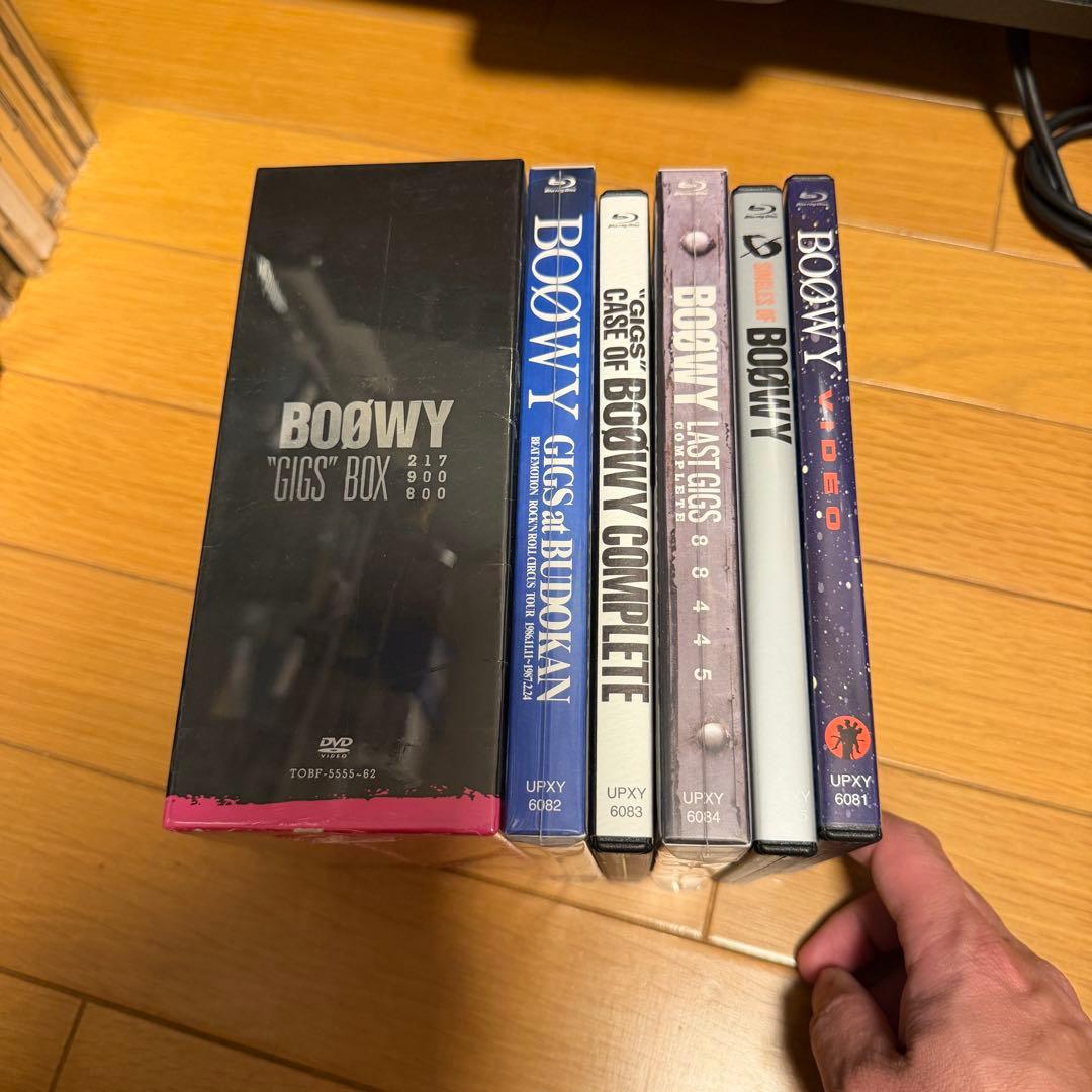 BOØWY DVDボックス & Blu-ray5枚 セット