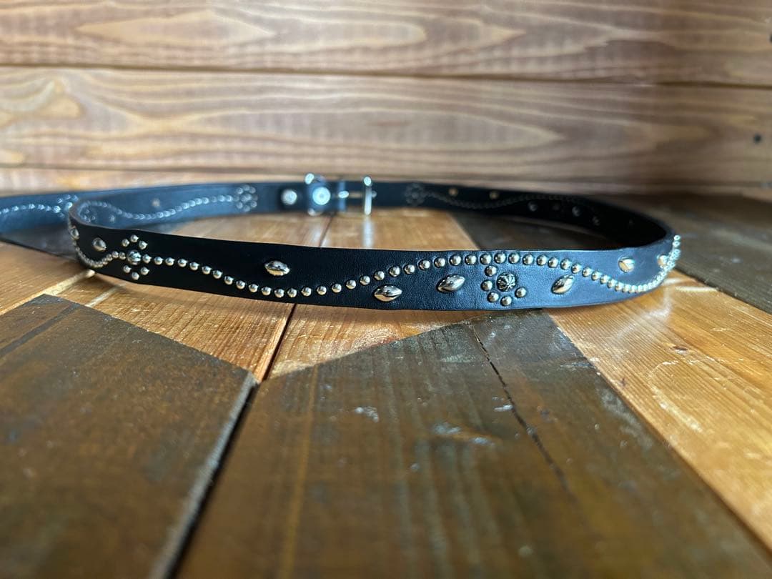 フルスタッズナローベルト18mm幅　シルバーセレクトフラワー htcナロー好き