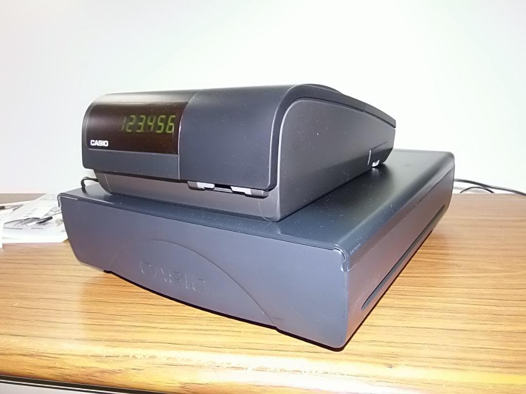 人気の黒1/29設定無料カシオTE-340かなめくり機能インボイスレジスター