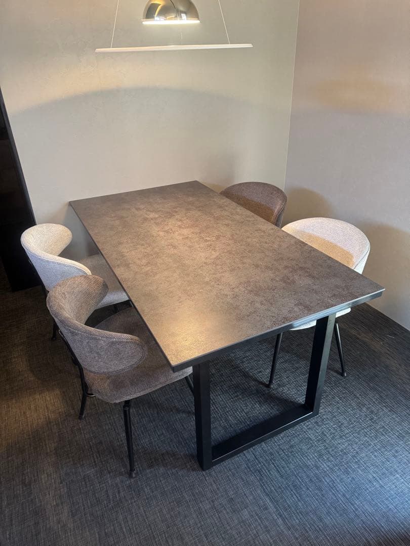 綾野製作所セラミックダイニングテーブル 165×85