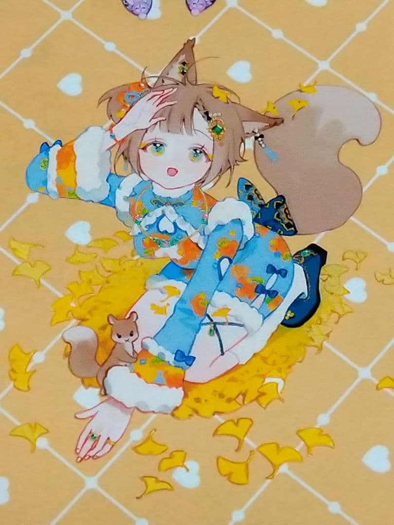 J949＃清风明月(PET)MOODTAPE切り売り海外人物マステ女の子