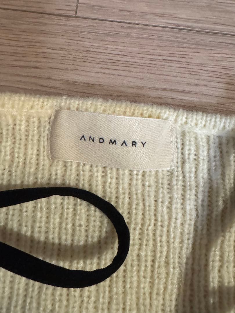 andmarryアンドマリー Lamia knit set mini dress