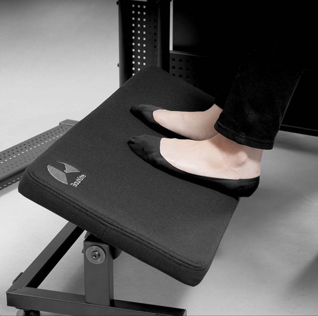 Bauhutte(バウヒュッテ)チルトフットレストワイド(BFT-700-BK）