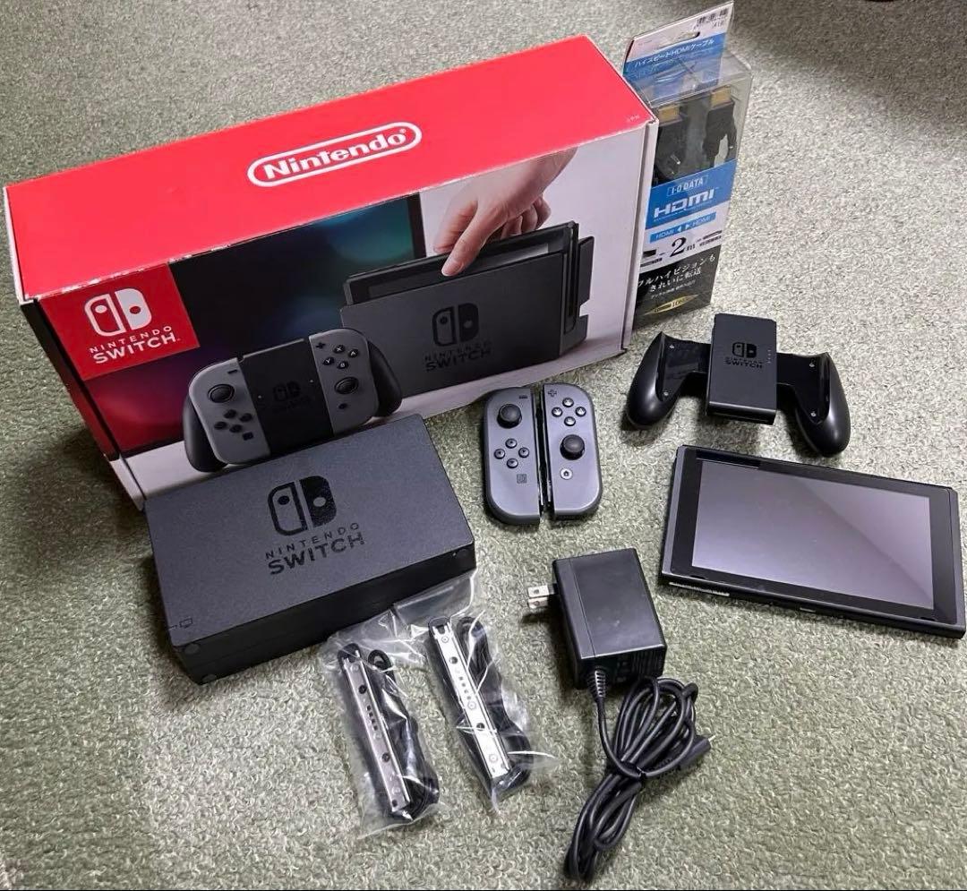 Nintendo Switch グレー本体 付属品