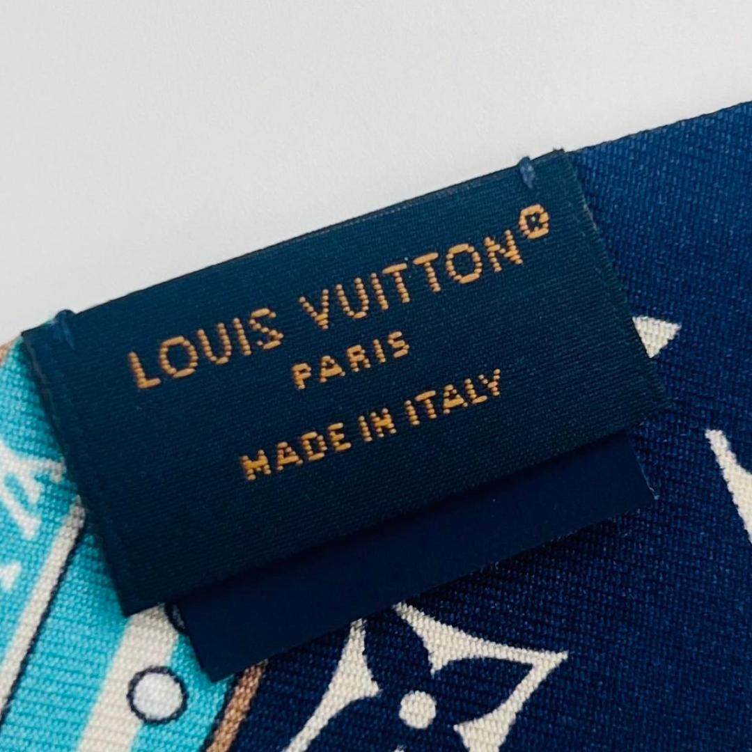 ルイヴィトン M77778 　バンドーBB アルティメット　マリーヌ　 スカーフ