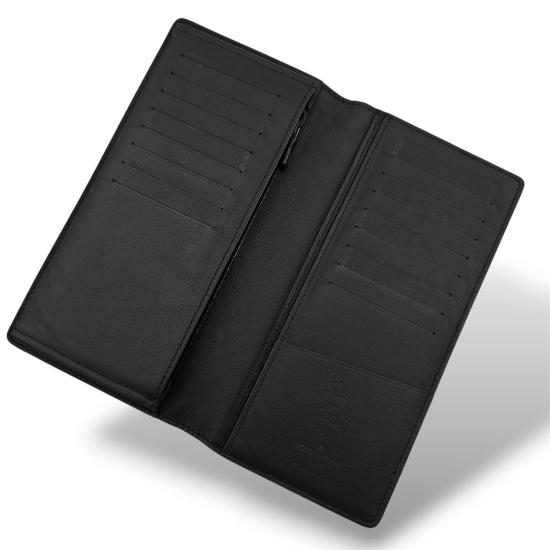 ルイヴィトン モノグラムシャドウ ポルトフォイユ ブラザ 二つ折り 長財布