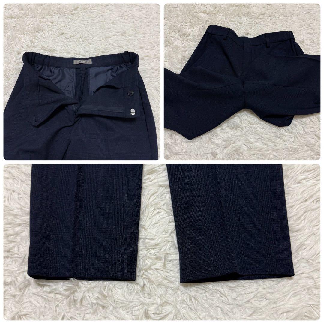 ✨未使用級✨ユナイテッドアローズ パンツスーツ チェック ノーカラー 1ボタン