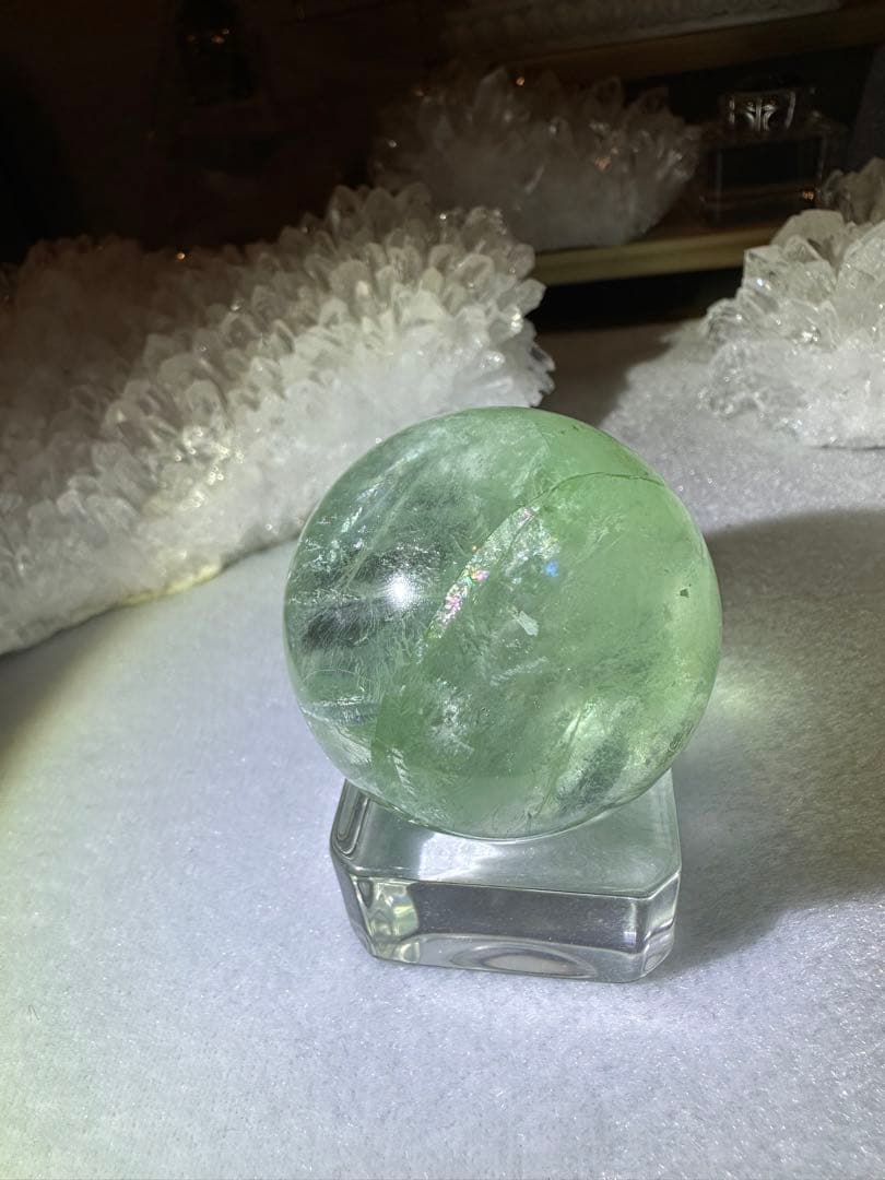 グリーンフローライト♡⃛蛍石 スフィア