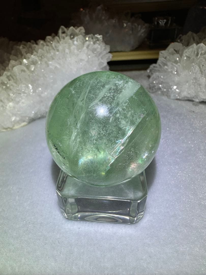 グリーンフローライト♡⃛蛍石 スフィア