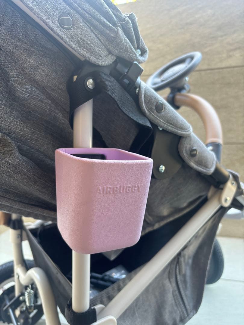 ☆値下げ【付属品込:新品同様】エアバギー ココブレーキ フロームバース　グレー☆