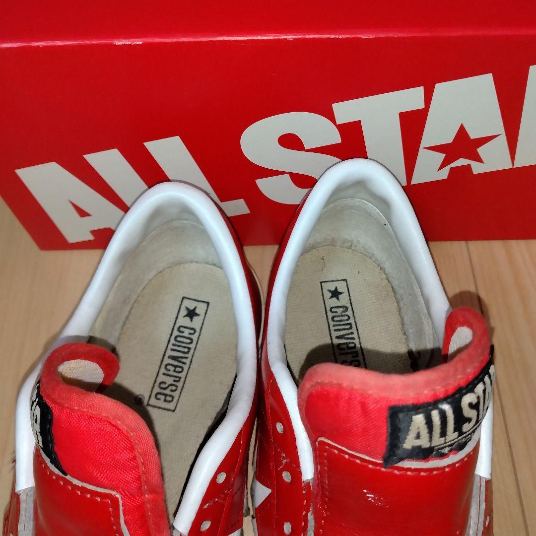 【US7.5】ワンスター　赤　レザー　レッド　one star ALL STAR