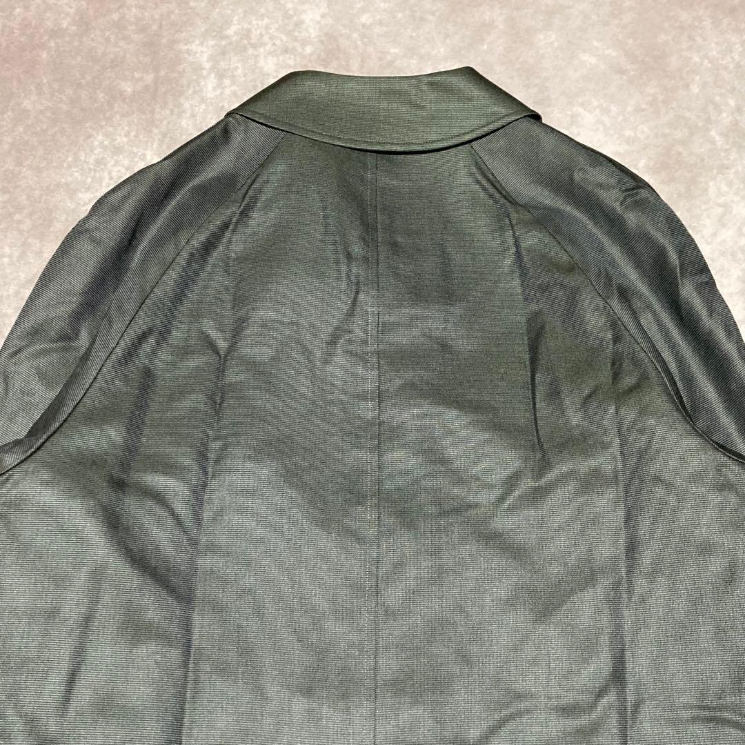 希少　バーバリーズ　ステンカラーコート　プレステージコレクション　シルク100%