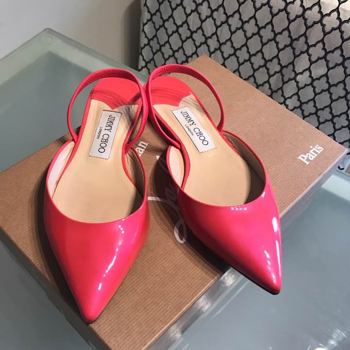 ジミーチュウ☆*:.。. ☻エナメルピンク36.5