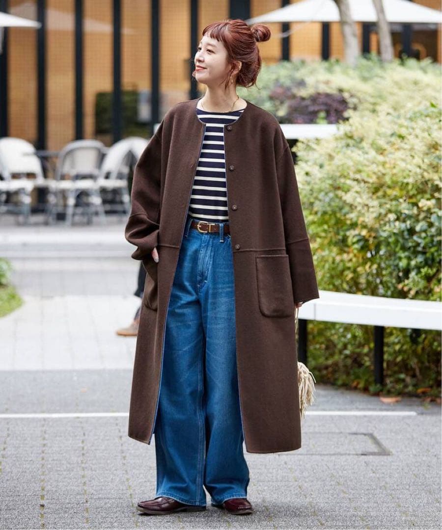 ベイクルーズ　ブレンドリバーシブルコート