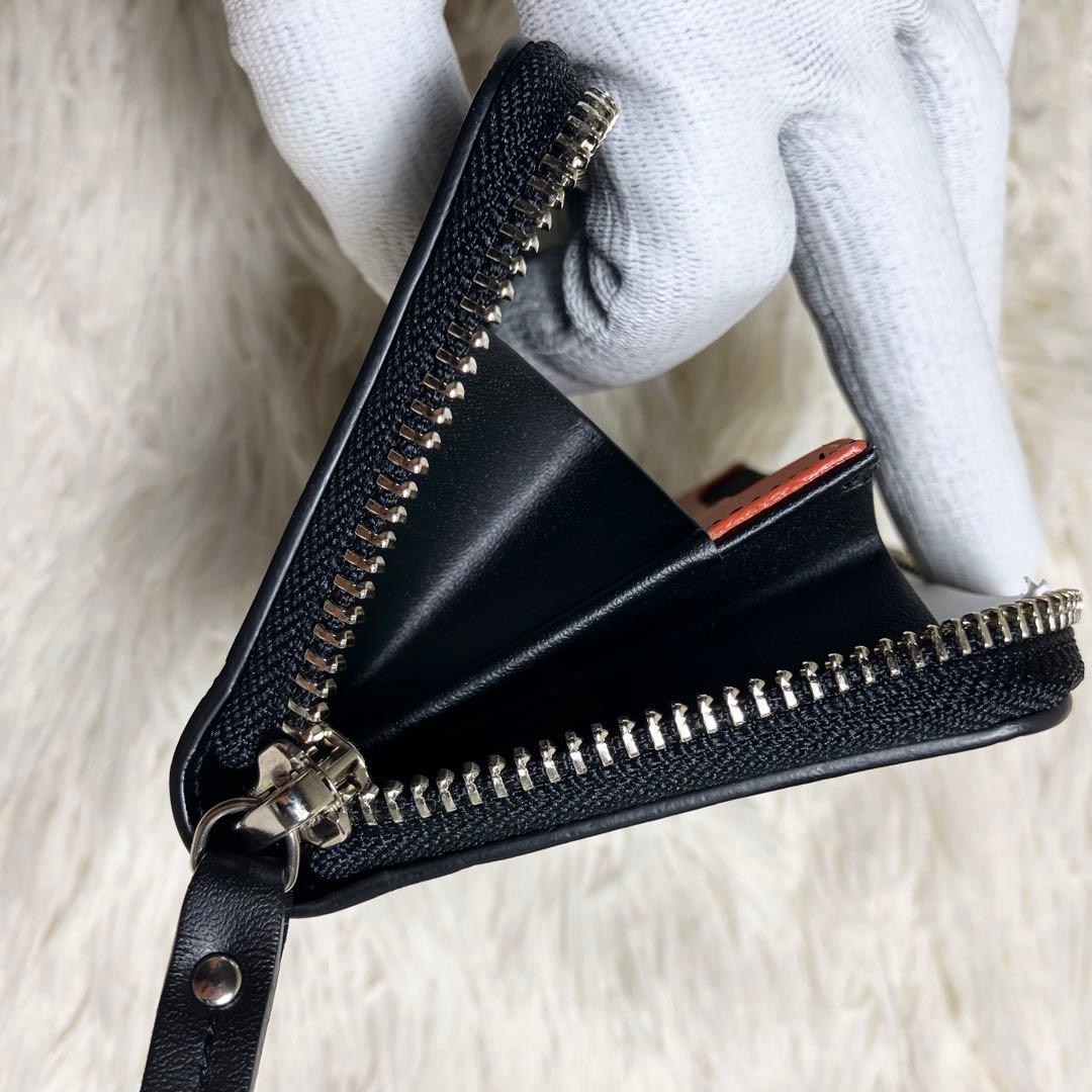 【未使用】ポーター ケース 総柄 ラウンドジップ