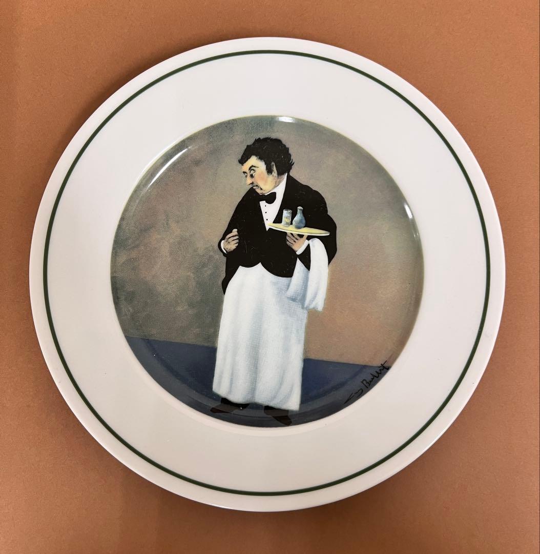 ウィリアムズソノマ プレート 6枚 日本製 ソムリエ柄 未使用 食器