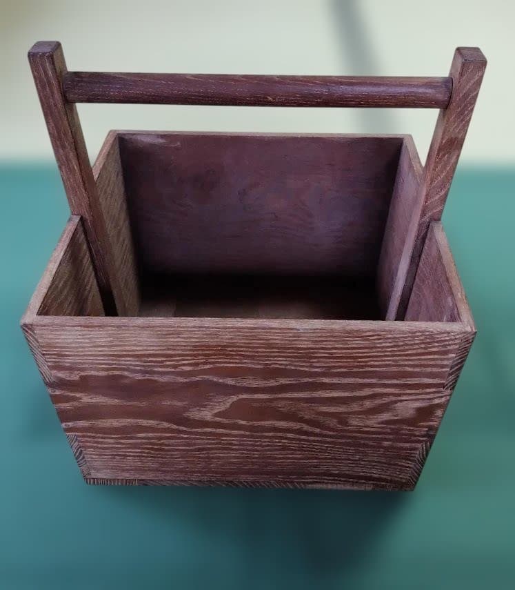 茶道具　炭取り箱　箱炭斗　炭入れ