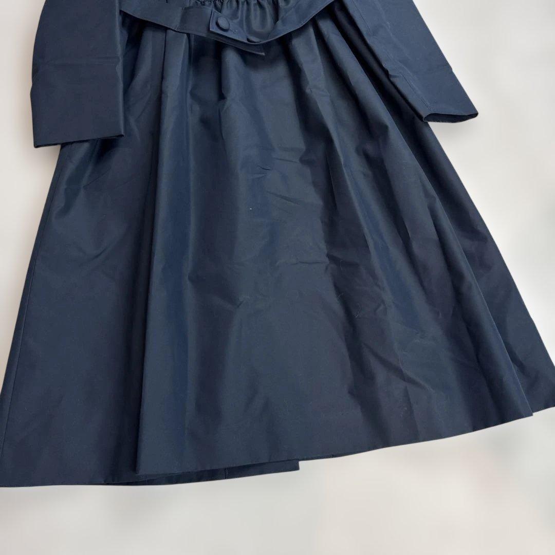 アメノチハレ　ロングコート　ネイビー　フリーサイズ　日本製