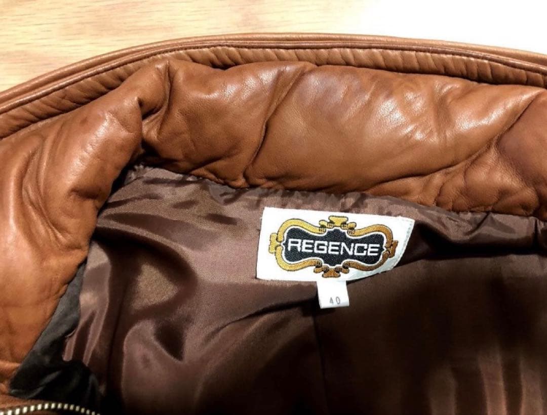 【高級 10万円】レザージャケット　レザーベスト 本革　ベスト ラム ブラウン