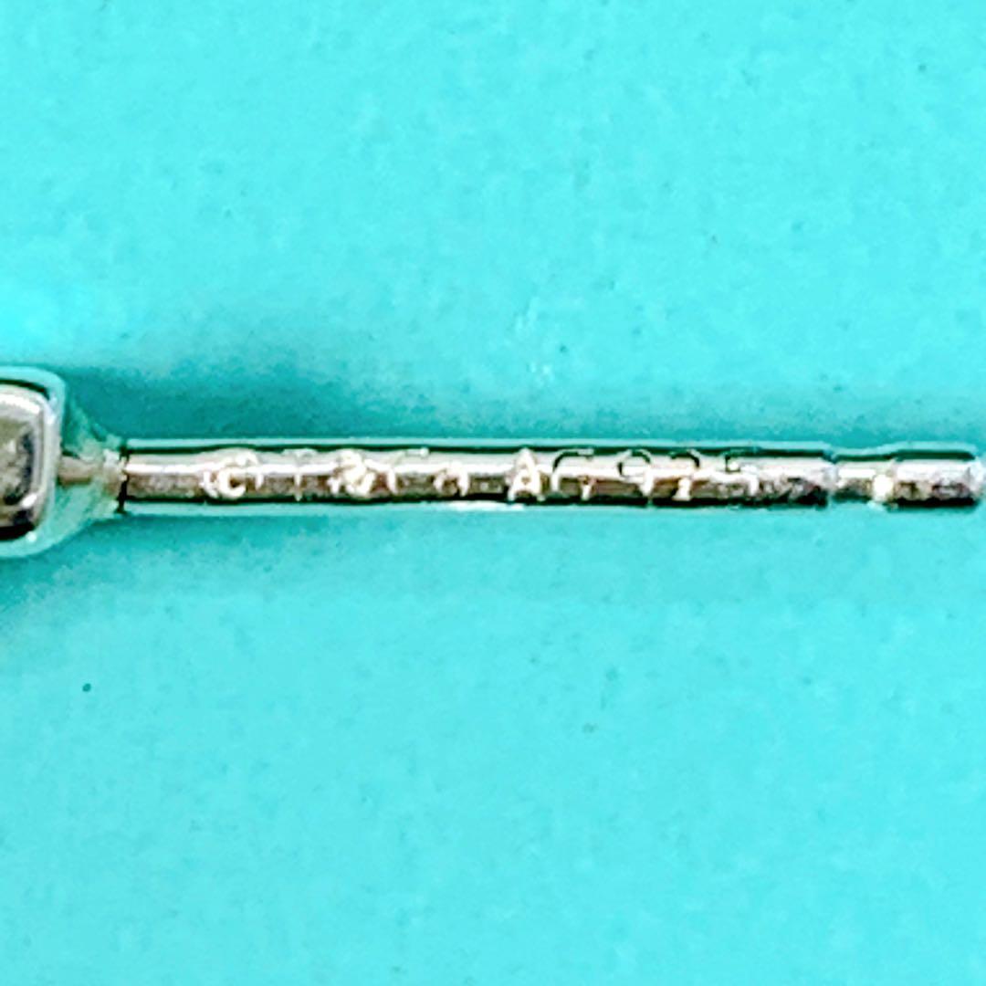 美品 ティファニー 1837 ナロー フープ ピアス キャッチ社外品 シルバー