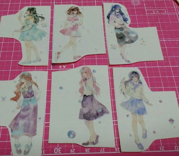 147.人物マステ1ループ切り売り120円