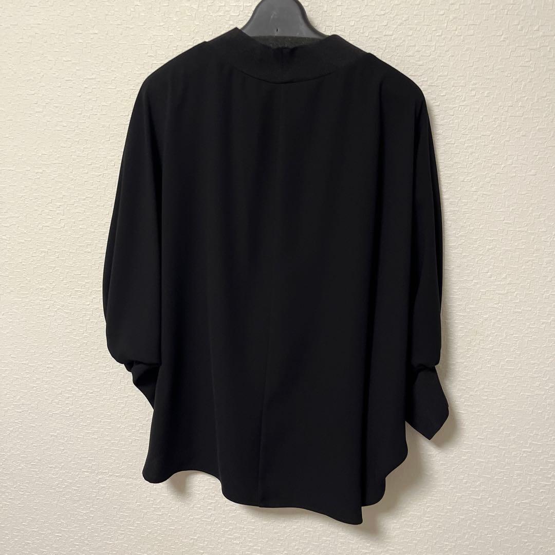 新品タグ付き　ニットコンビブラウス