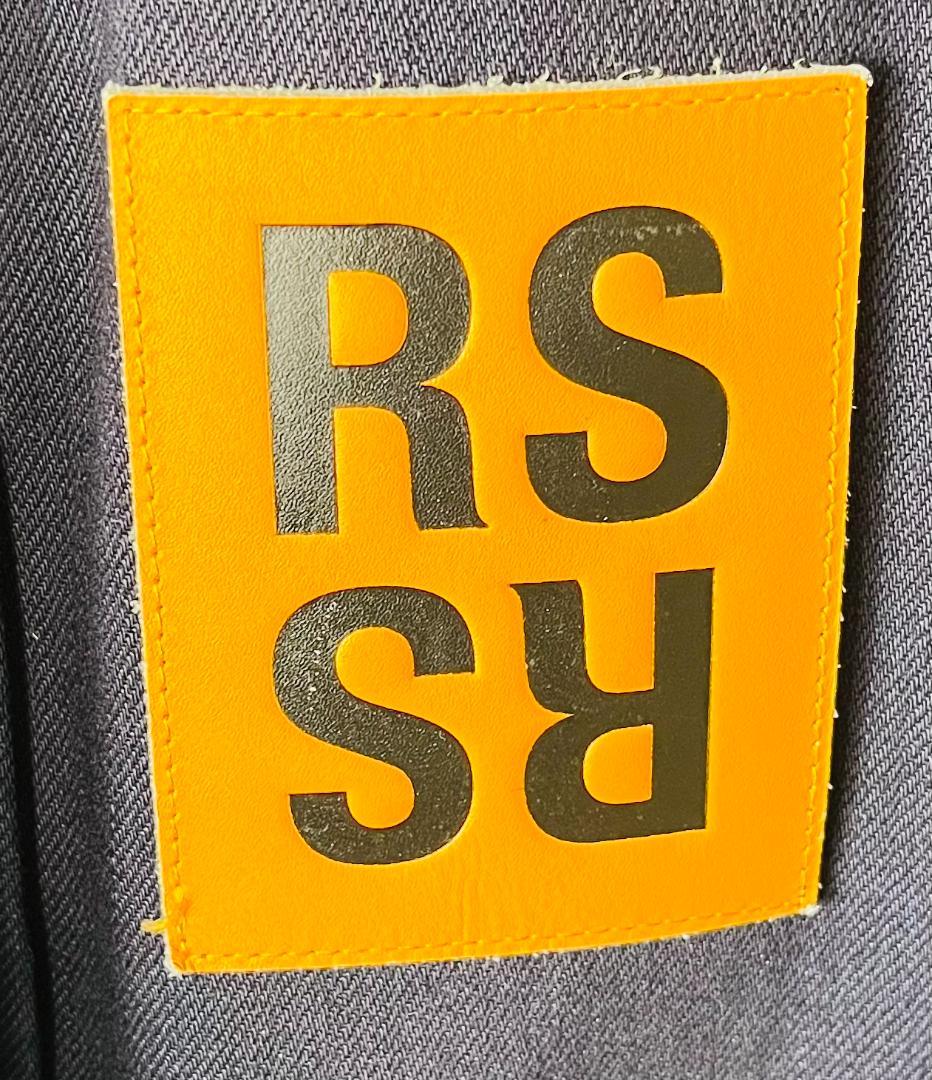 RAF SIMONS RSパッチ シャツ XS ネイビー