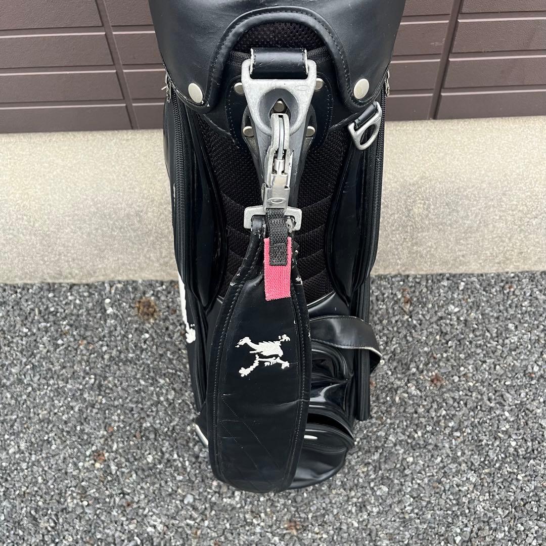 【大人気】OAKLEY オークリー SKULL キャディバッグ 3点式　ブラック