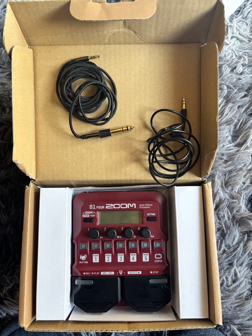 【あ】ZOOM B1 FOUR ベースエフェクター