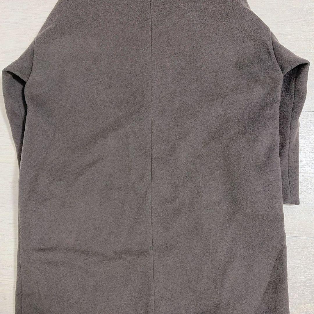 AP STUDIO ラムウール ノーカラーコート オーバーサイズ ロング