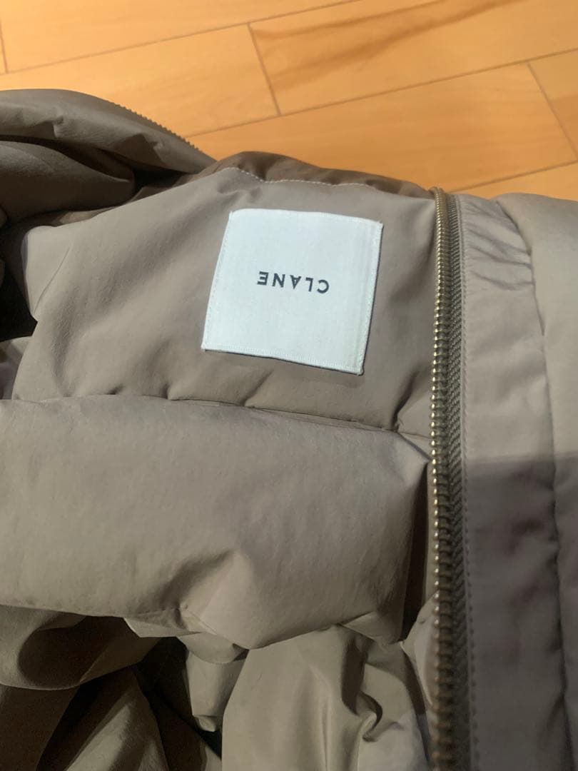 CLANE クラネ BALLOON HOODIE LONG DOWN COAT