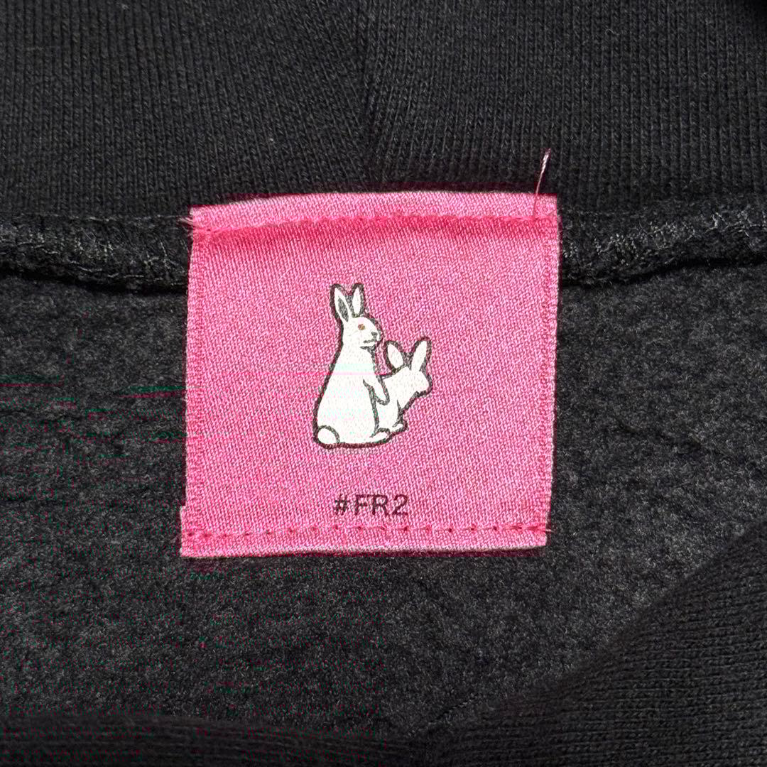 【超希少デザイン】FR2 梅限定 パーカー バックビッグプリント 頭狂色情兎