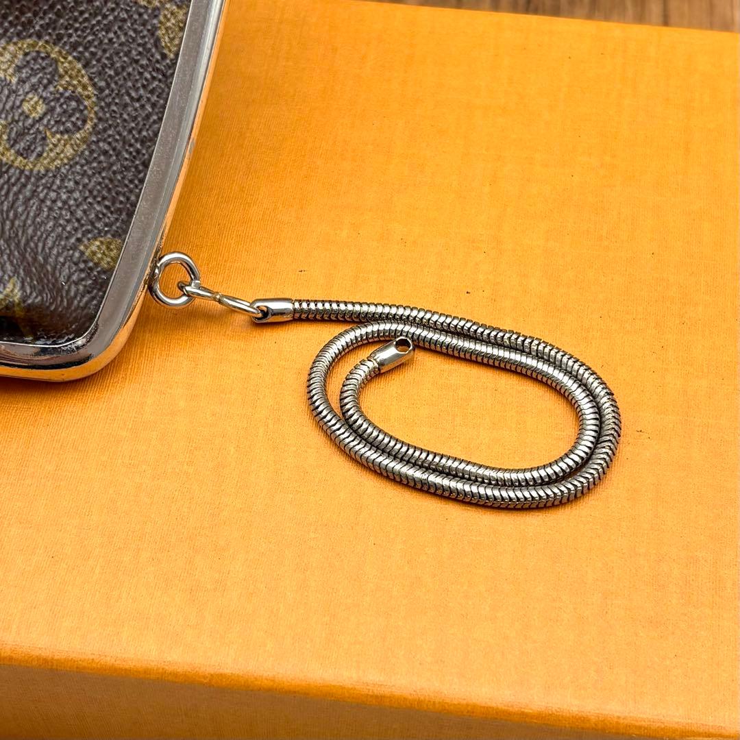 ⛄️極美品⛄️ルイヴィトン モノグラム がま口 ポーチ USAバケット付属品#9