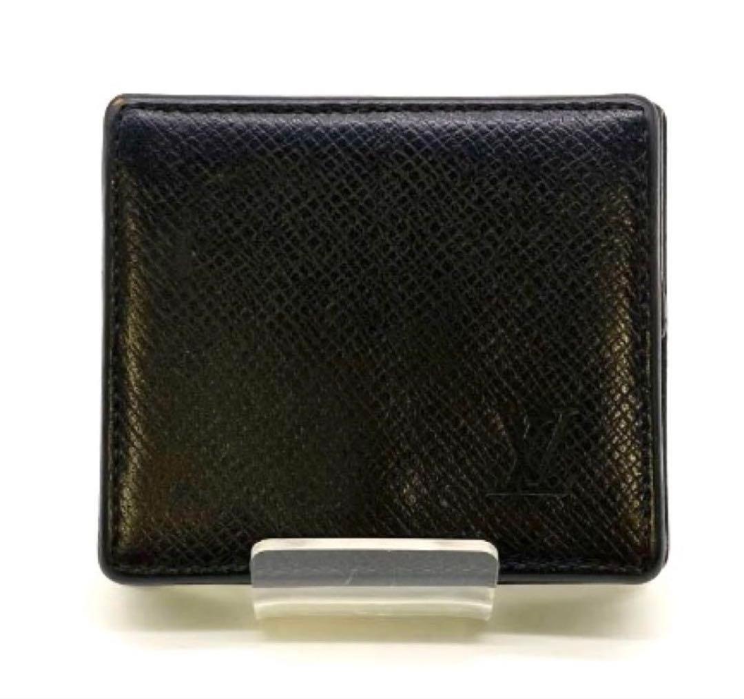 【美品】ルイヴィトン　タイガ　ポルトモネ　ボワット　ケース　ブラック