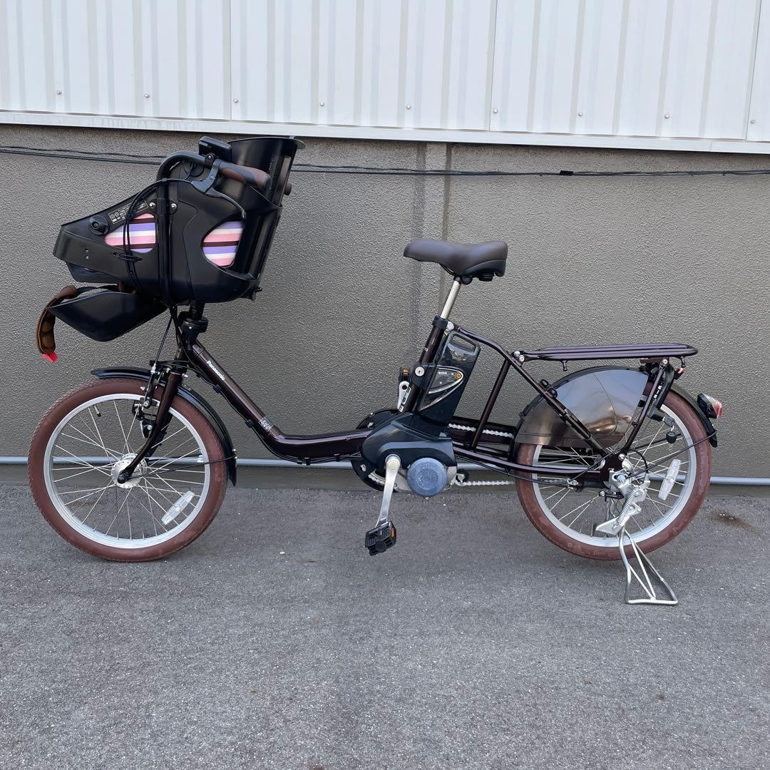 【引き取り限定】パナソニック電動アシスト自転車20インチ ブラウン