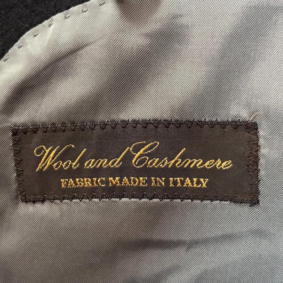 ◉極上品◉エディフィス EDIFICE カシミヤ・ベルテッドコート 44=S-M