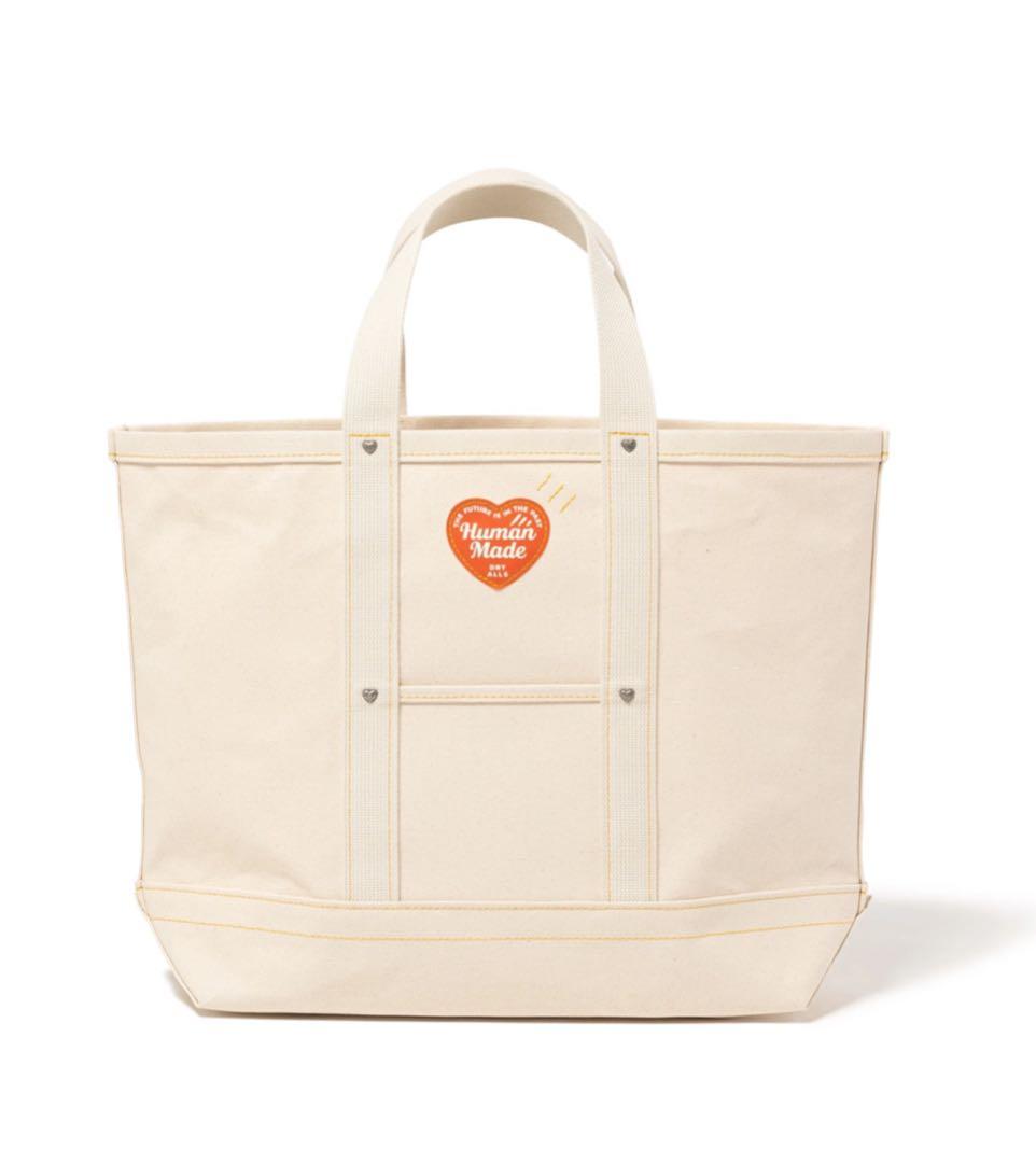 バッグ HUMAN MADE Canvas Tote Large \"White\"