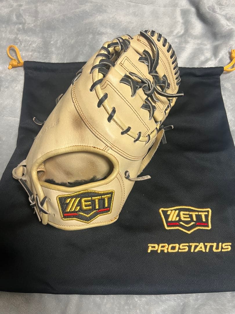 ZETTプロステイタス硬式グラブファーストミット