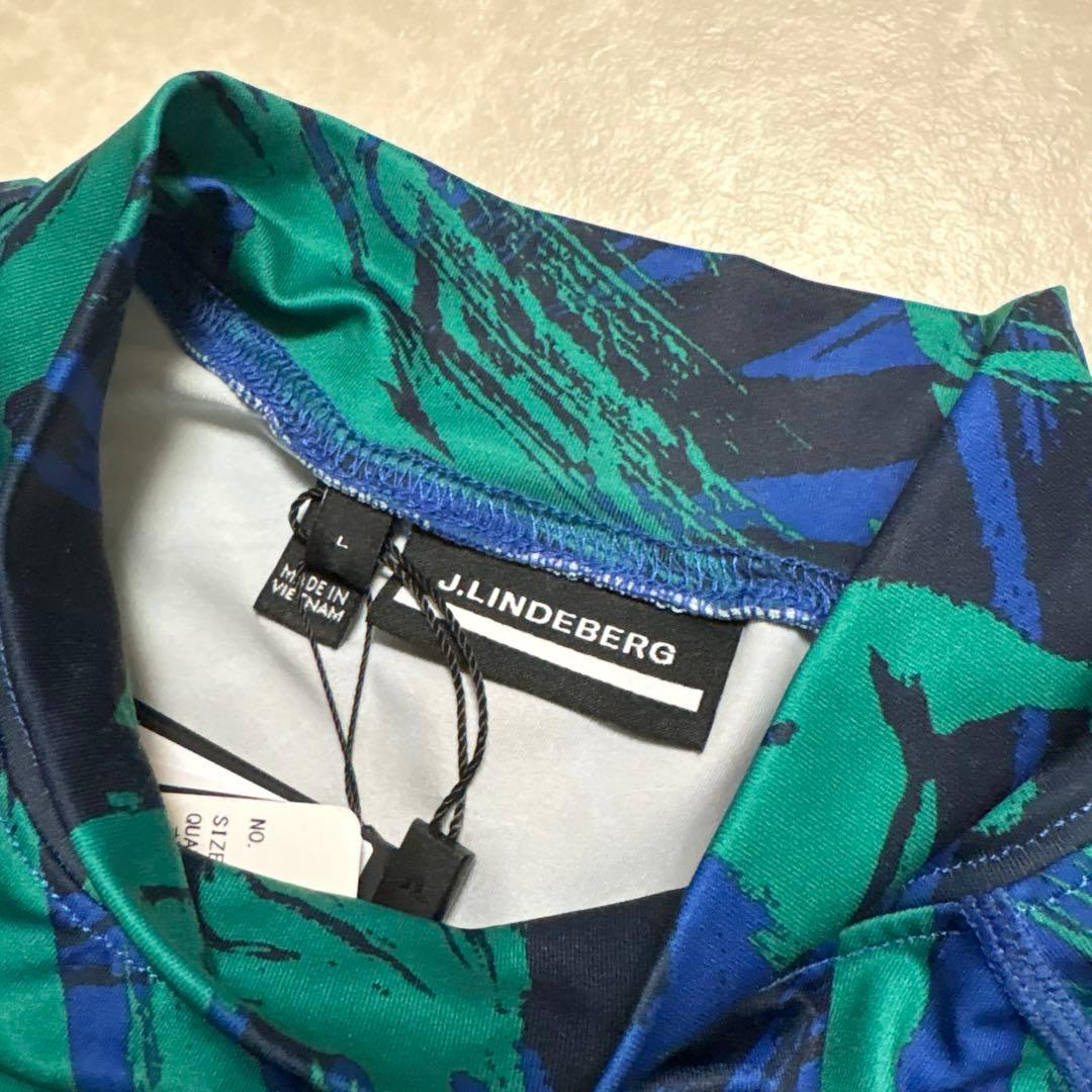 J.リンドバーグ★吸水速乾★軽量★UVプロテクトモックネック【メンズ サイズL】