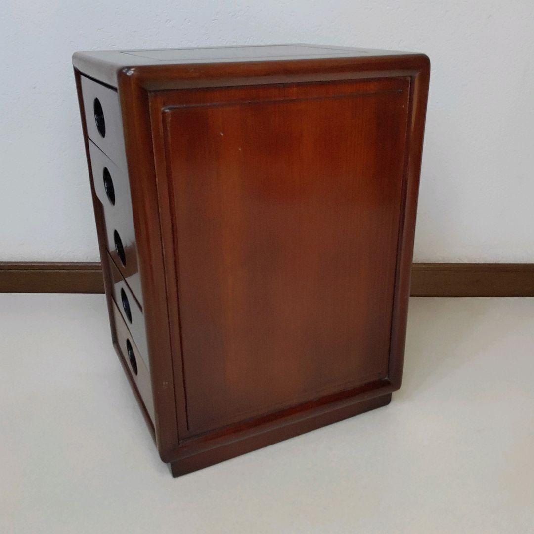 唐木 花梨 チェスト 5段引き出し 唐木家具