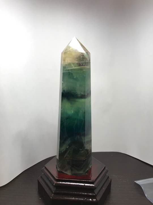 フローライト 六角柱