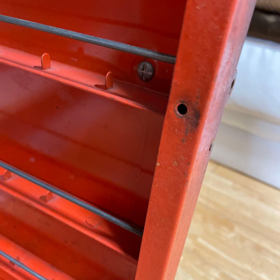 アメリカ　Borg Warner キャビネット　工具箱　アンティーク　棚