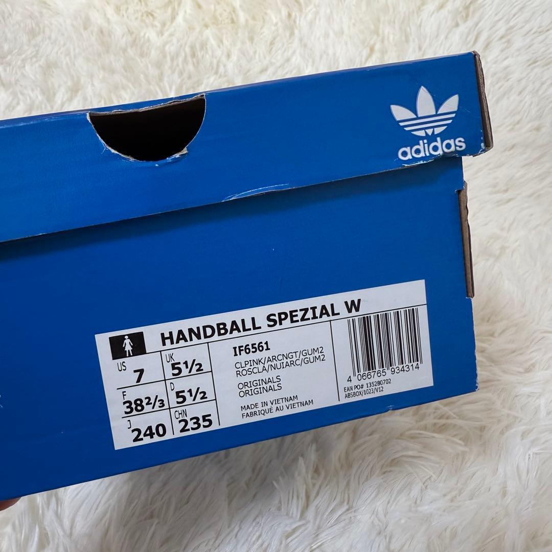 【新品】アディダス HANDBALL SPEZIAL クリアピンク23cm